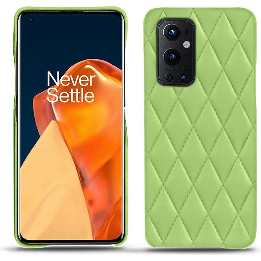 Noreve Lederschutzhülle (OnePlus 9 Pro), Smartphone Hülle, Grün
