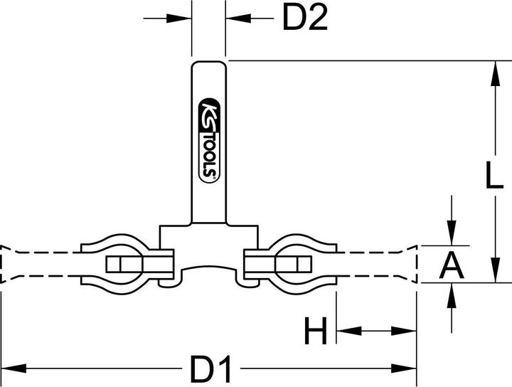 Produktbild KS Tools Stahldrahtrundbürste 0,5mm, Ø 75mm