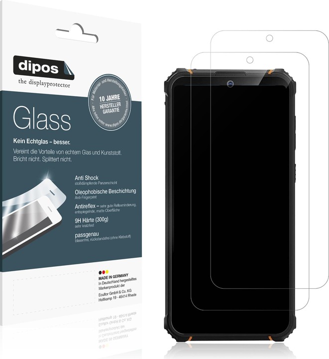 Produktbild Dipos Anti-Shock Displayschutz Matt 9H (1 Stück, Hotwav W10)
