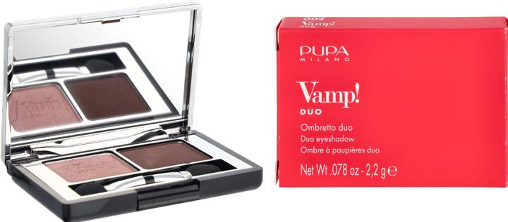Produktbild Pupa Milano Pupa - Vamp! (Compact Duo Eyeshadow) 2.2 g 002 Pink Earth (002 Pink Earth)