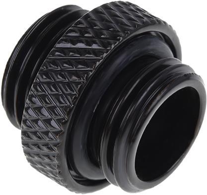 Alphacool Eiszapfen Doppelnippel G1/4 AG auf G1/4 AG - Deep Black
