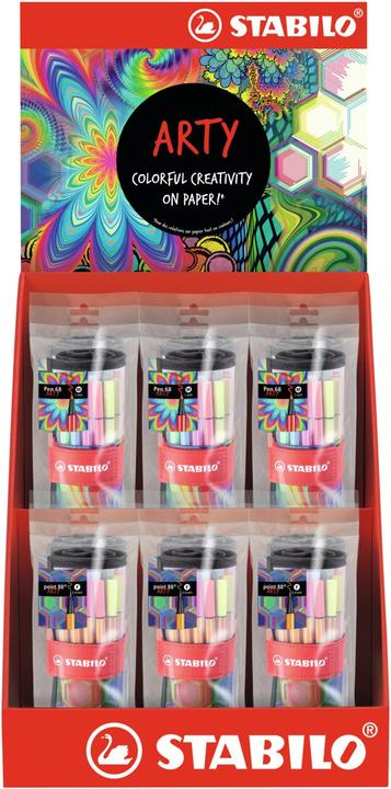 Produktbild STABILO Rollersets Mix 12er Display