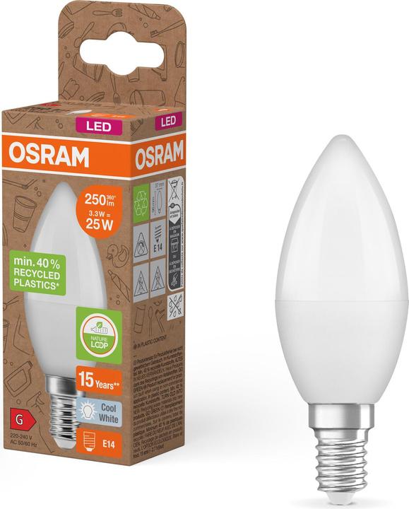 Produktbild Osram LED Pcr Lamps With Classic B (E14, 250 lm, 6x)