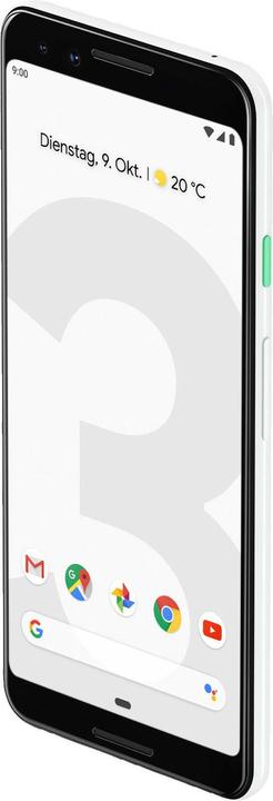 Actual product image Google Pixel 3 (64 GB, Clearly White, 5.50", Single SIM, 4G)