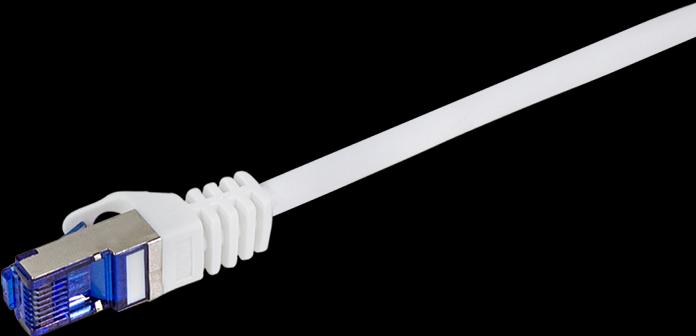 Produktbild LogiLink Patchkabel Ultraflex, Kat.6A, S/FTP, 5,0 m, weiss mitCat.7 Rohkabel, extra flexibles & weiches Kabel (S/FTP, CAT6a, 5 m)