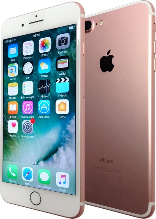 Actual product image Apple iPhone 7 Plus (128 GB, Rose gold, 5.50", Single SIM, 12 Mpx, 4G)