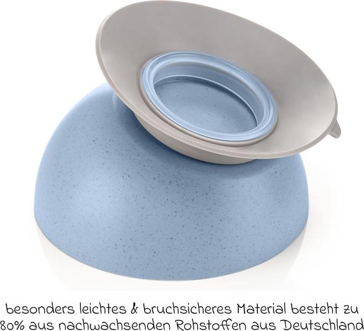 Actual product image Reer Growing Bowl with suction cup blue