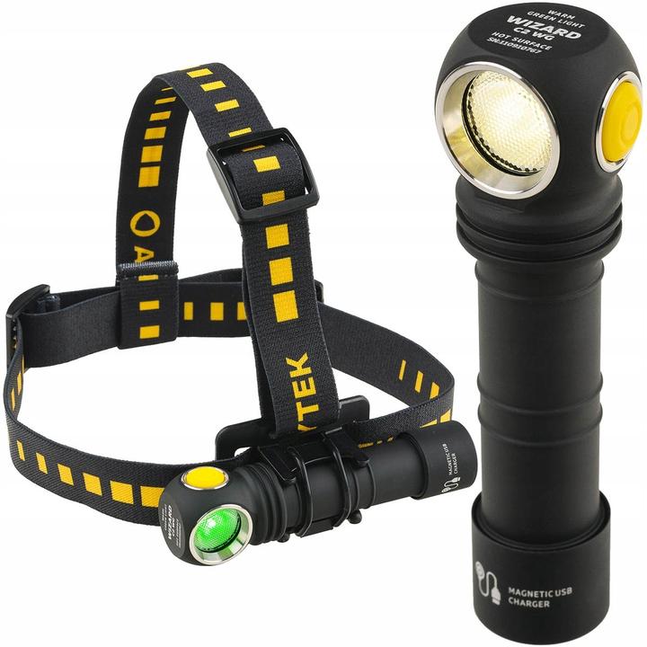 Actual product image ArmyTek Wizard C2 WG Warm LED headlamp battery-powered 1100lm 13h F09201W (1100 lm)