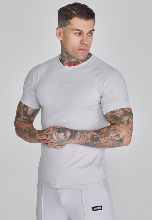 Actual product image Siksilk Smart T-Shirt in Light Grey (L)