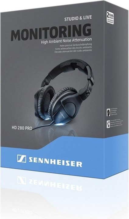 Actual product image Sennheiser HD 280 Pro (No noise cancelling, Cable)