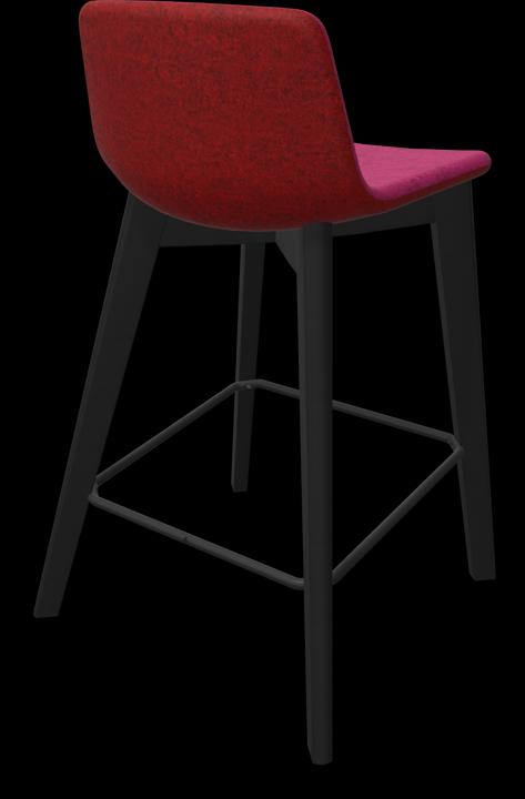 Blackberry melange, red melange, Ash stained black