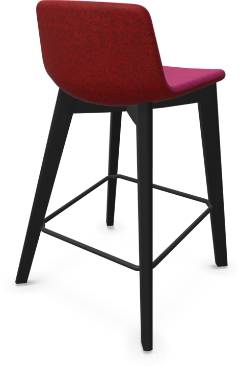 Blackberry melange, red melange, Ash stained black