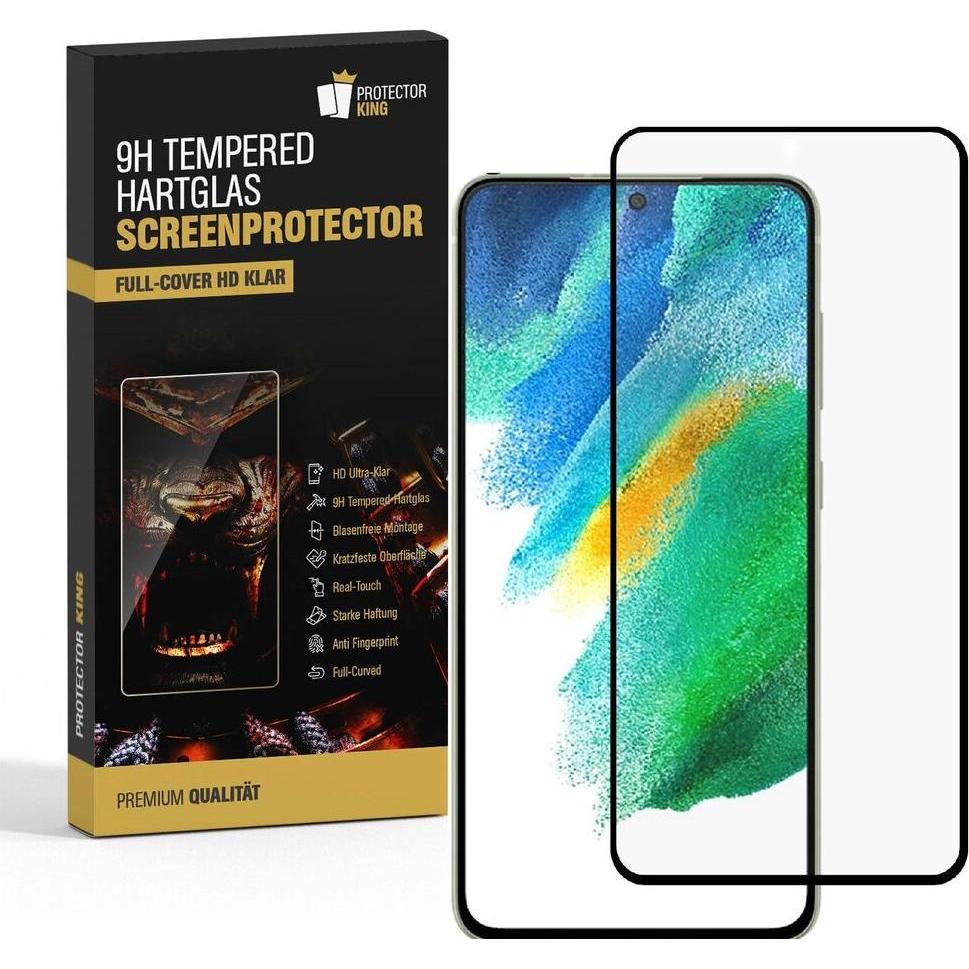 Thumbnail - Protectorking 6x echtes Tempered 9H Panzerhartglas 3D KLAR (6 Stück, Samsung Galaxy S21 FE), Smartphone Schutzfolie