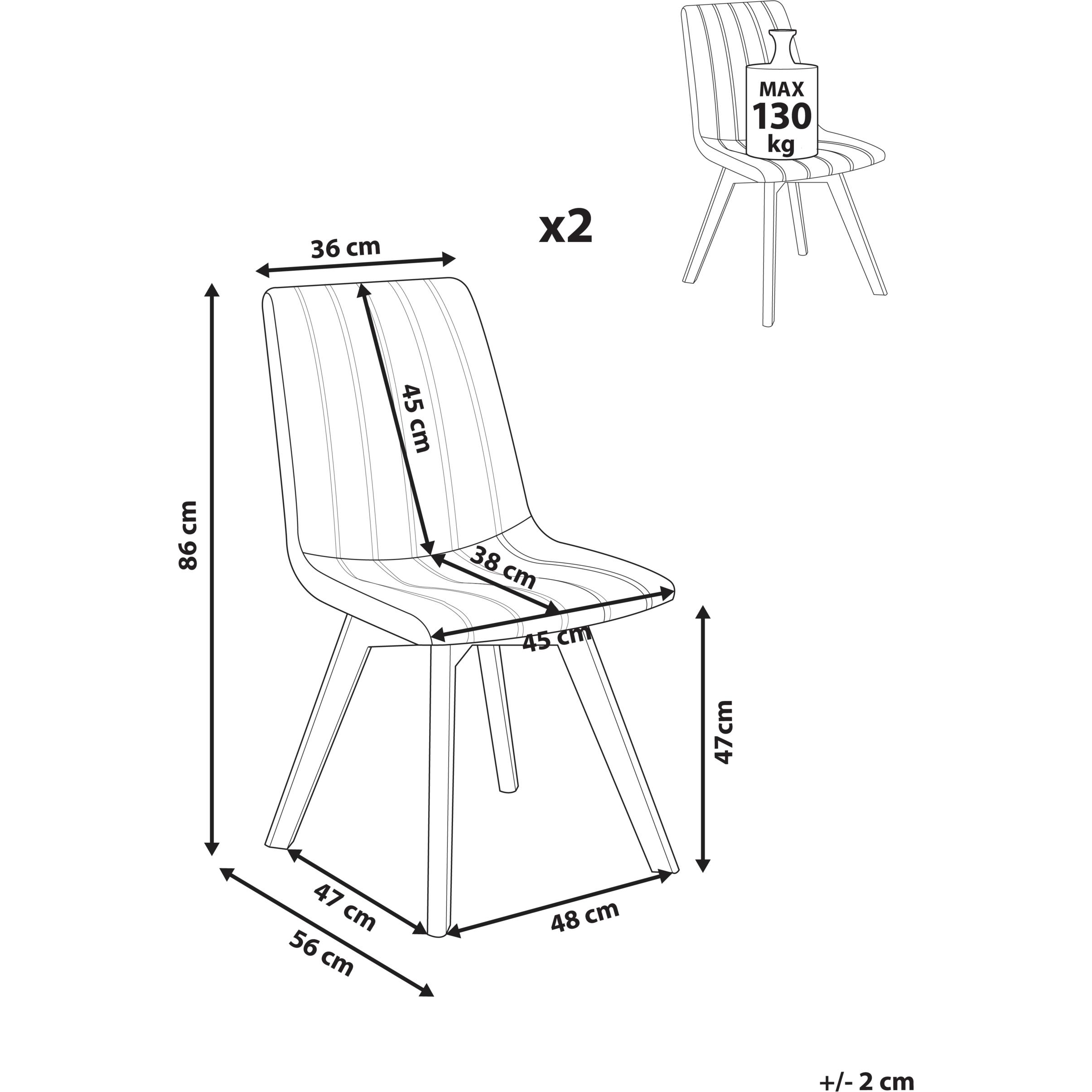 Thumbnail - Beliani, Stühle, Calgary Ii