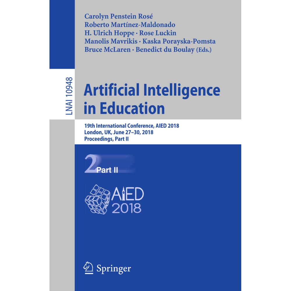 Artificial Intelligence in Education, Fachbücher von Benedict du Boulay, Manolis Mavrikis, Rose Luckin, Bruce McLaren, K...