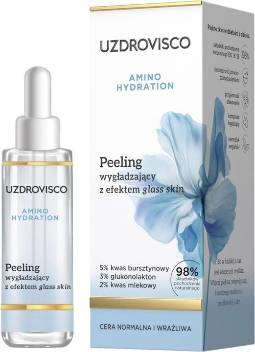 Produktbild Uzdrovisco Amino Hydration peeling wygładzający z efektem glass skin 30ml (Reinigungspeeling, 30 ml)