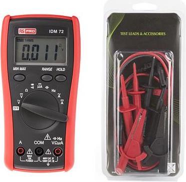 Produktbild RS PRO IDM72 Multimeter with Free Test Lead Set (CAT III, CAT IV)