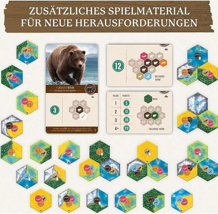 Produktbild Kosmos Cascadia Landmarks (Deutsch, 1 - 6 Spieler)