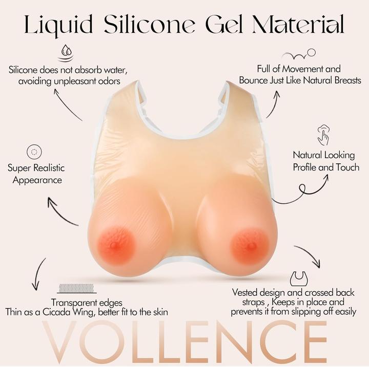 Immagine prodotto Vollence Silikonbrüste in Grösse D