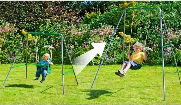Produktbild Plum 2 in 1 Metal Swing Set