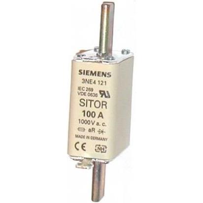 Thumbnail - 3x Siemens, Sicherung, SITOR Sicherung 3NE4 100A 1000V Grösse 0 (NH-DIN Sicherung, 100 A)