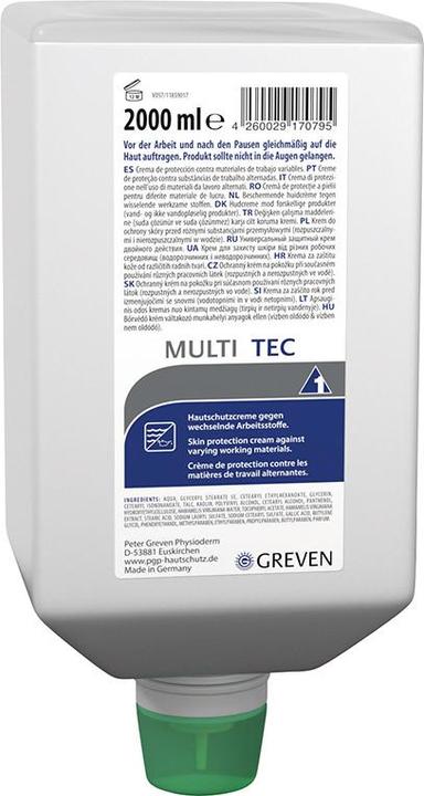 Hautschutzcreme Multi Tec 2000ml Creme (2000 ml)
