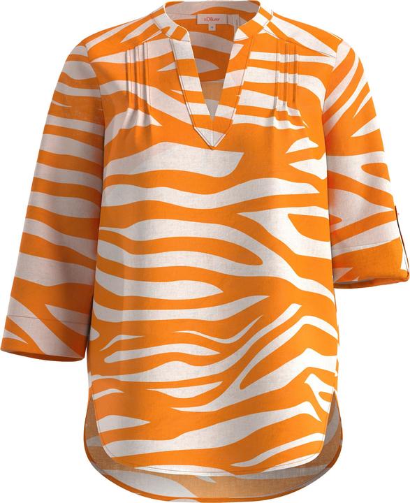Actual product image s.Oliver Bluse Tunikabluse aus Leinenmix (38)