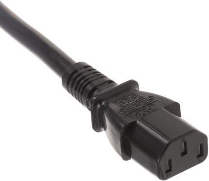 Actual product image RS PRO Power Cord C13 to Euro CEE7/7 plug 5m (0.31 m)