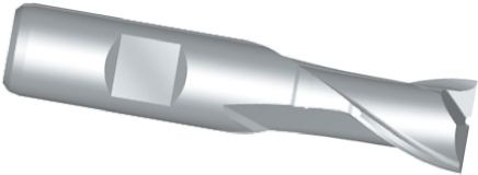 Actual product image Dormer 1in Hsco-Xp Slot Drill, Std Len