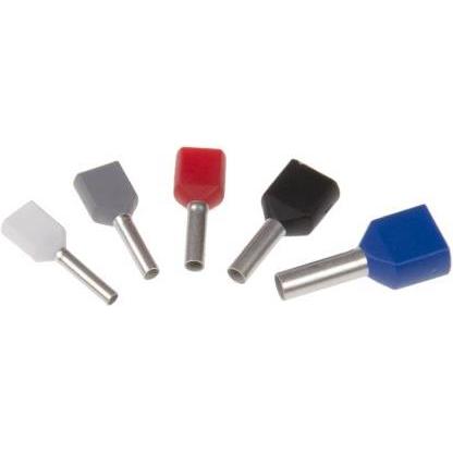 Thumbnail - Phoenix Contact Ferrule, AI-TWIN SORTI BOX BU, Elektronikkabel + Stecker, Grau, Schwarz, Weiss, Blau, Rot