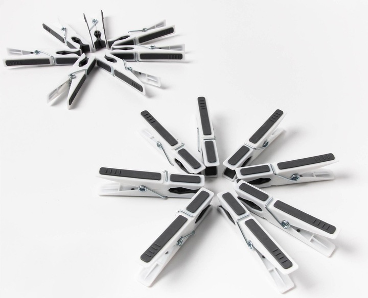 Actual product image FTM Clothespins 24 pieces, gray