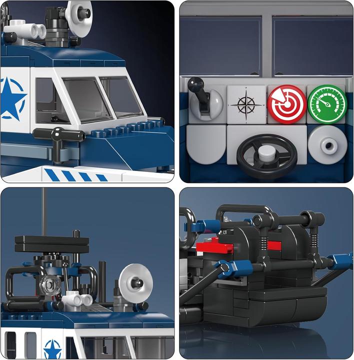 Produktbild Mould King Polizeiboot