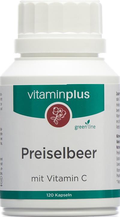 Actual product image Vitaminplus Lingonberry Capsules Ds 120 Capsules (120 pcs., Capsules)