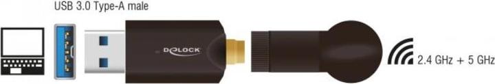Actual product image Delock WLAN USB 3.0 Stick (USB 3.0)