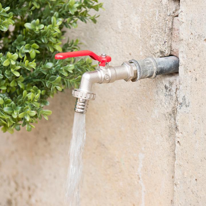 Produktbild Royal Gardineer Wasserhahn mit Kugelauslaufventil und 3/4-Zoll-Anschluss