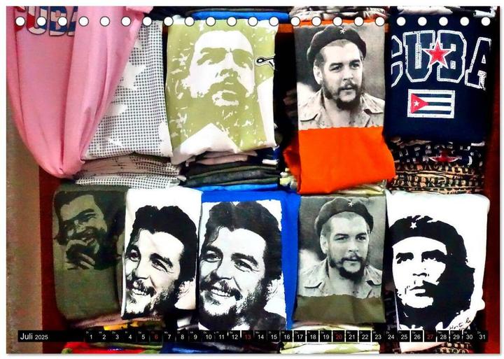 Image du produit CHE - Ernesto Che Guevara in Kuba (Tischkalender 2025 DIN A5 quer), Monatskalender (A5)