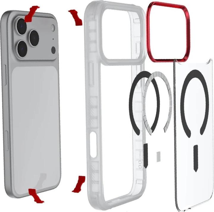 Produktbild Ghostek Etui Covert MagSafe do iPhone 17 Pro Max przezroczysty (Apple iPhone 17 Pro Max)