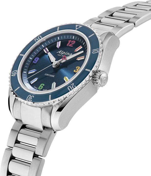 Image du produit Alpina Watch Alpine Comtesse Quartz Rainbow Édition limitée (Horloge analogique, 37 mm)