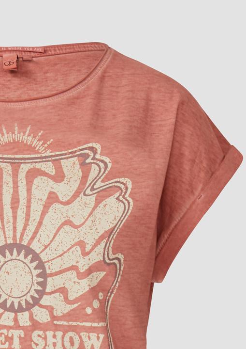 Produktbild S.Oliver T-Shirt Gewaschenes T-Shirt mit Frontprint (M)