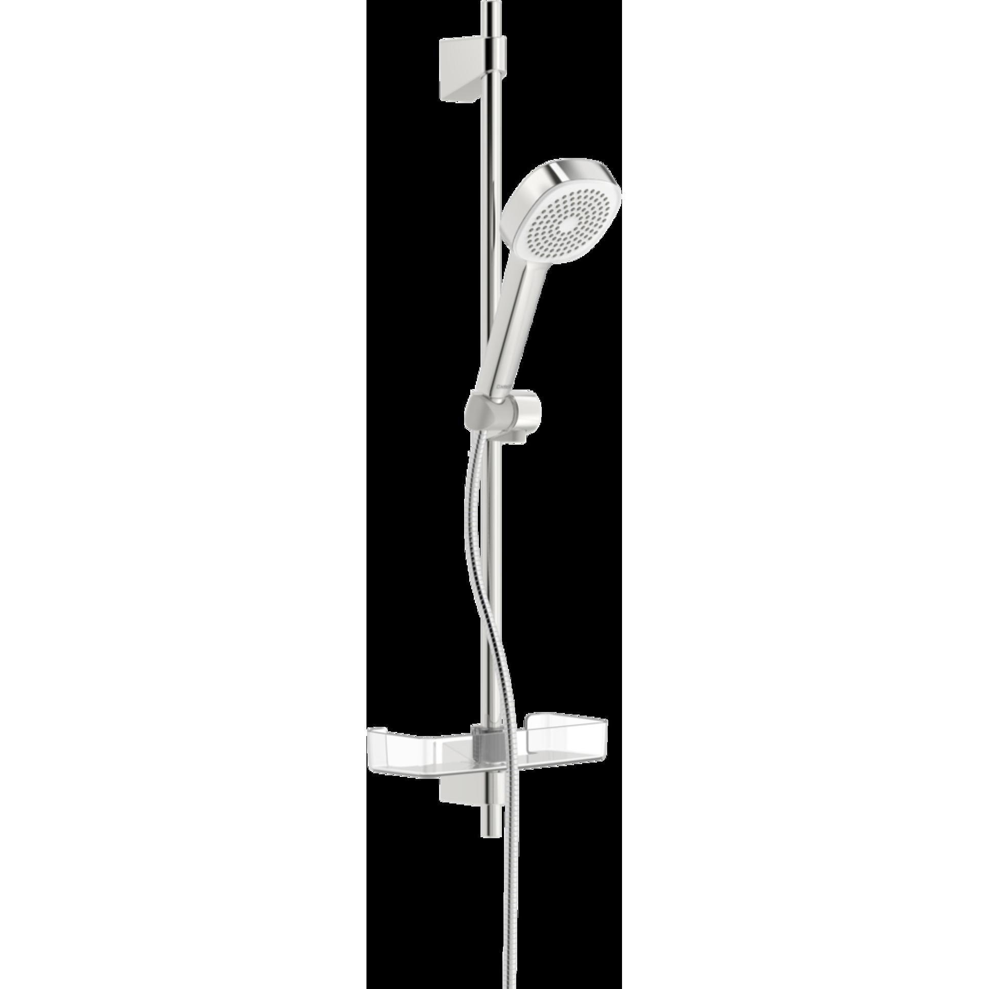 Hansa, Duschbrause, Hansabasicjet Style Wandstangen-Brausenset, Wandmontage, 1-strahlig, 720 mm, chrom (1 Strahlarten, 1...