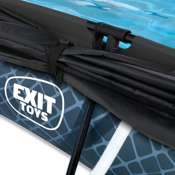 Actual product image Exit Rectangular frame pool 300x200x65 cm with sunshade and filter pump (300 x 230 x 65 cm)