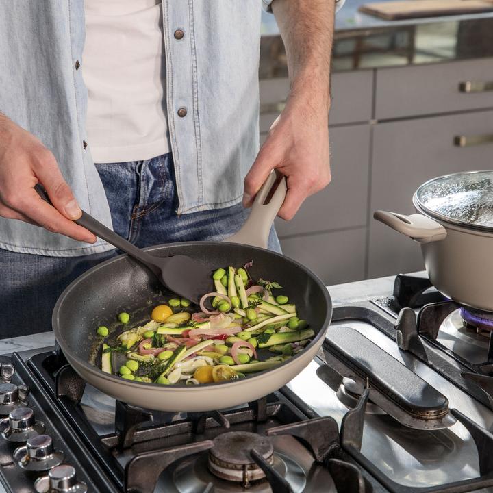 Actual product image Sambonet set of 2 induction stoves silver force (Pan set + pot set, Aluminium)