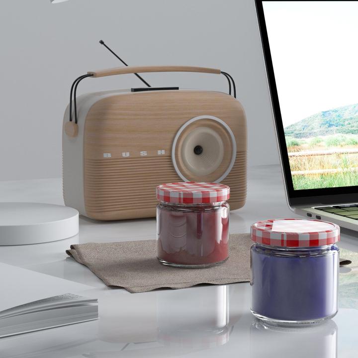 Produktbild Intirilife Einmachgläser mit Deckel (25 Stk., 0.15 l)