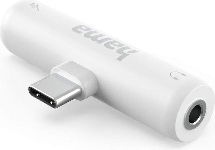 Actual product image Hama Audio-Adapter inkl. Ladefunktion (USB Type C, 3.5mm jack)
