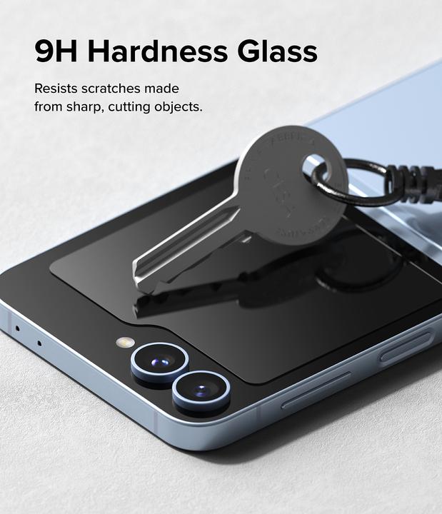 Actual product image Ringke Screen Protector for Galaxy Z Flip 6 3-in-1 PROTECTOR Dual Easy Film 2P + Cover Display 2P + Hinge D (1 Piece, Samsung Galaxy Z Flip6)