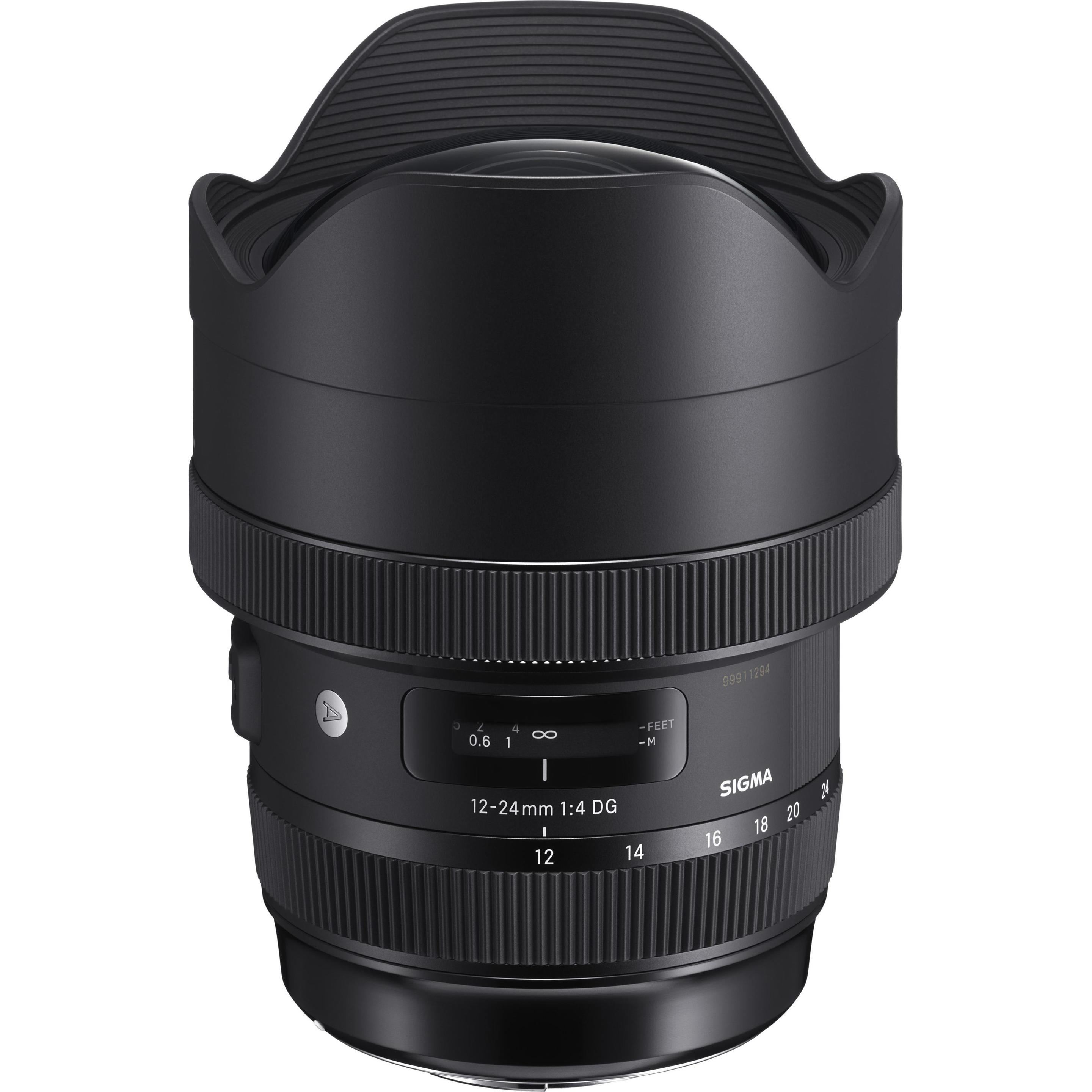 Sigma 12-24mm f / 4.0 DG HSM ART, Nikon F (Nikon F, Vollformat), Objektiv, Schwarz