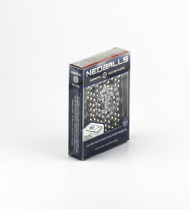 Actual product image Neoballs Sphere Magnets Gun-Metal