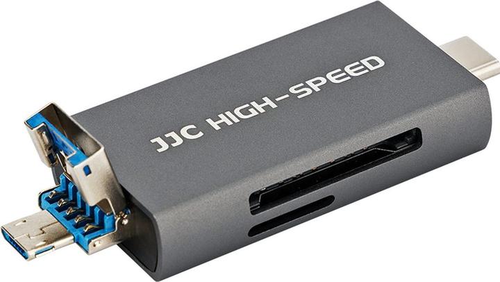 Productafbeelding JJC CR UTC4AC USB 3.1 Kaartlezer Grijs (USB 3.1)
