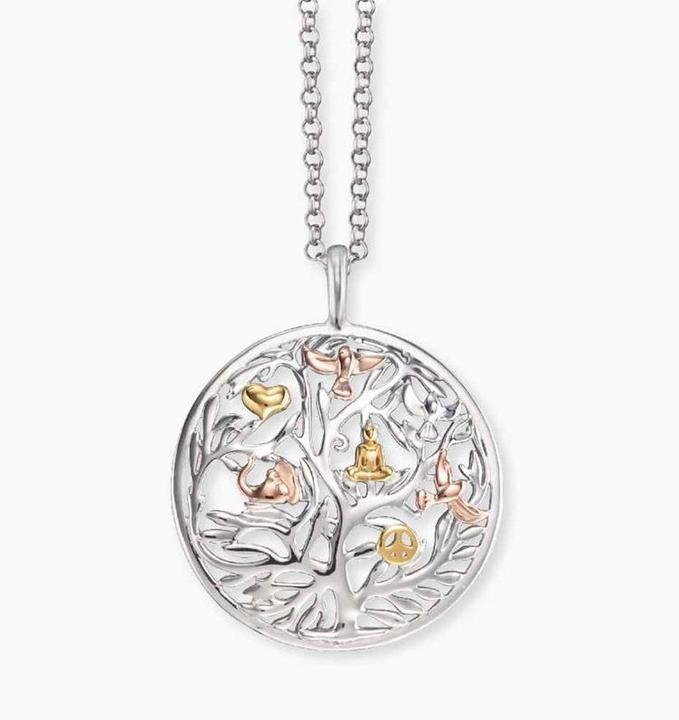 Immagine prodotto Engelsrufer Collana Albero della vita (Argento 925 rodiato, 50 cm)