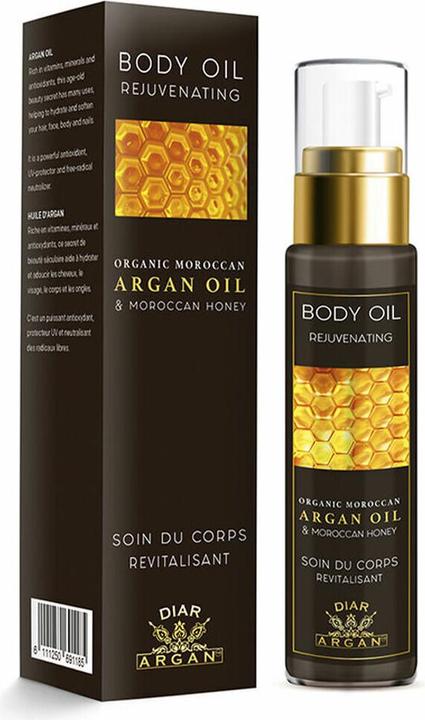 Produktbild Diar Argan Verjüngendes Körperöl Reines Argan mit Honig 50ml (Körperöl, 50 ml)